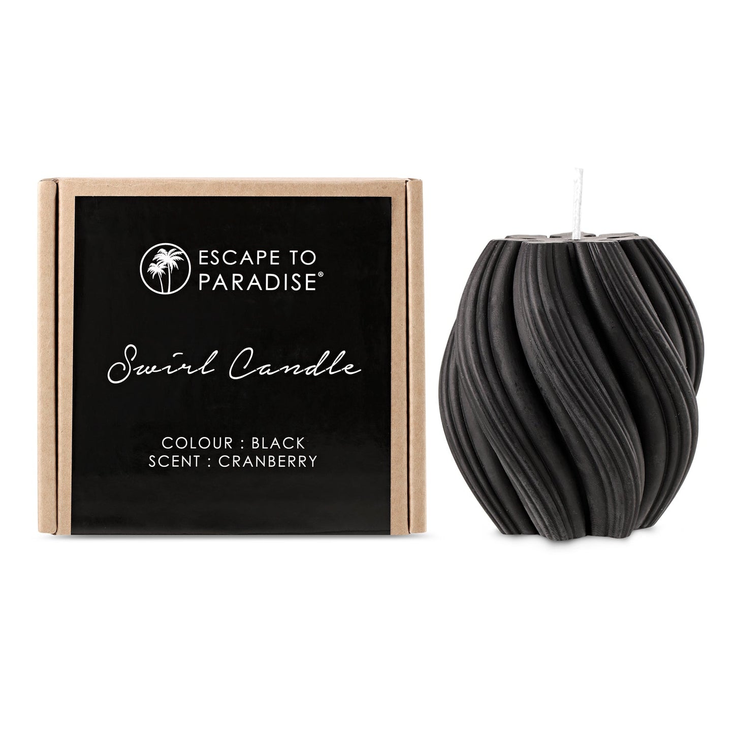 Swirl Candle-Black-Cranberry-1