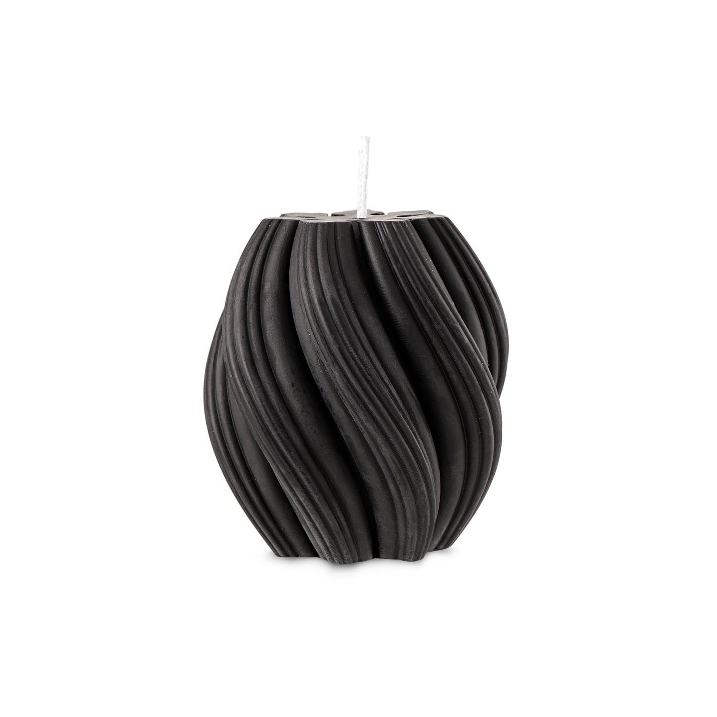 Swirl Candle-Black-Cranberry-0
