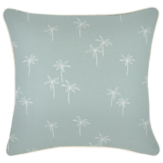 Cushion Cover-With Piping-Palm Cove Seafoam-45cm x 45cm-0