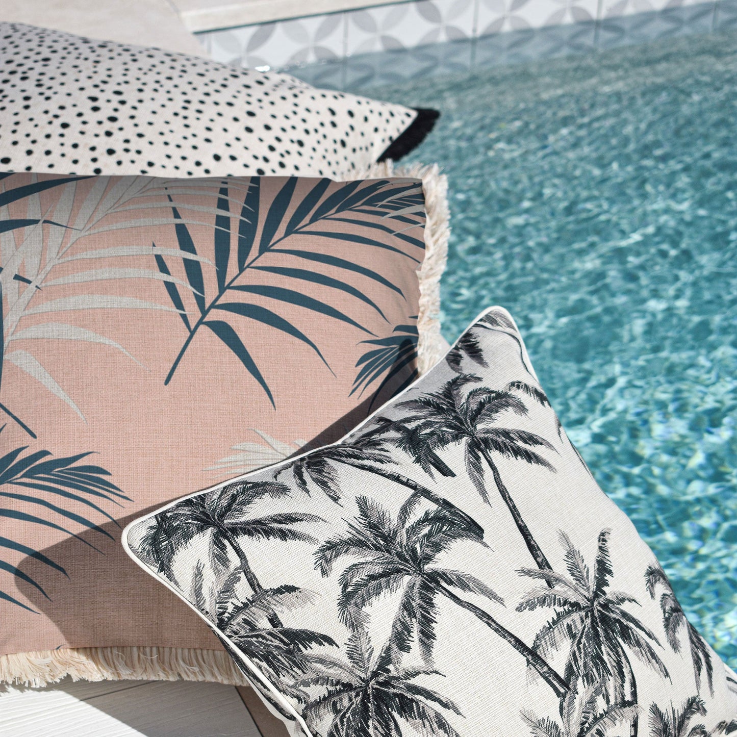Cushion Cover-Coastal Fringe-Hula Honey-45cm x 45cm-1