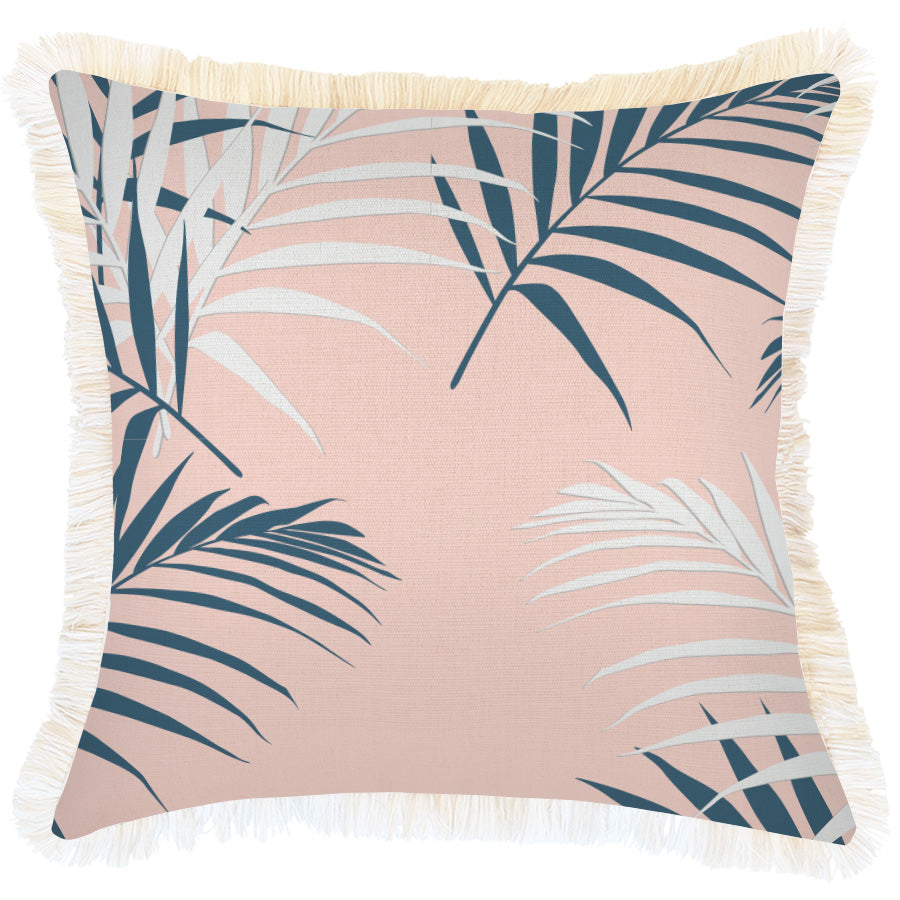 Cushion Cover-Coastal Fringe-Hula Honey-45cm x 45cm-0