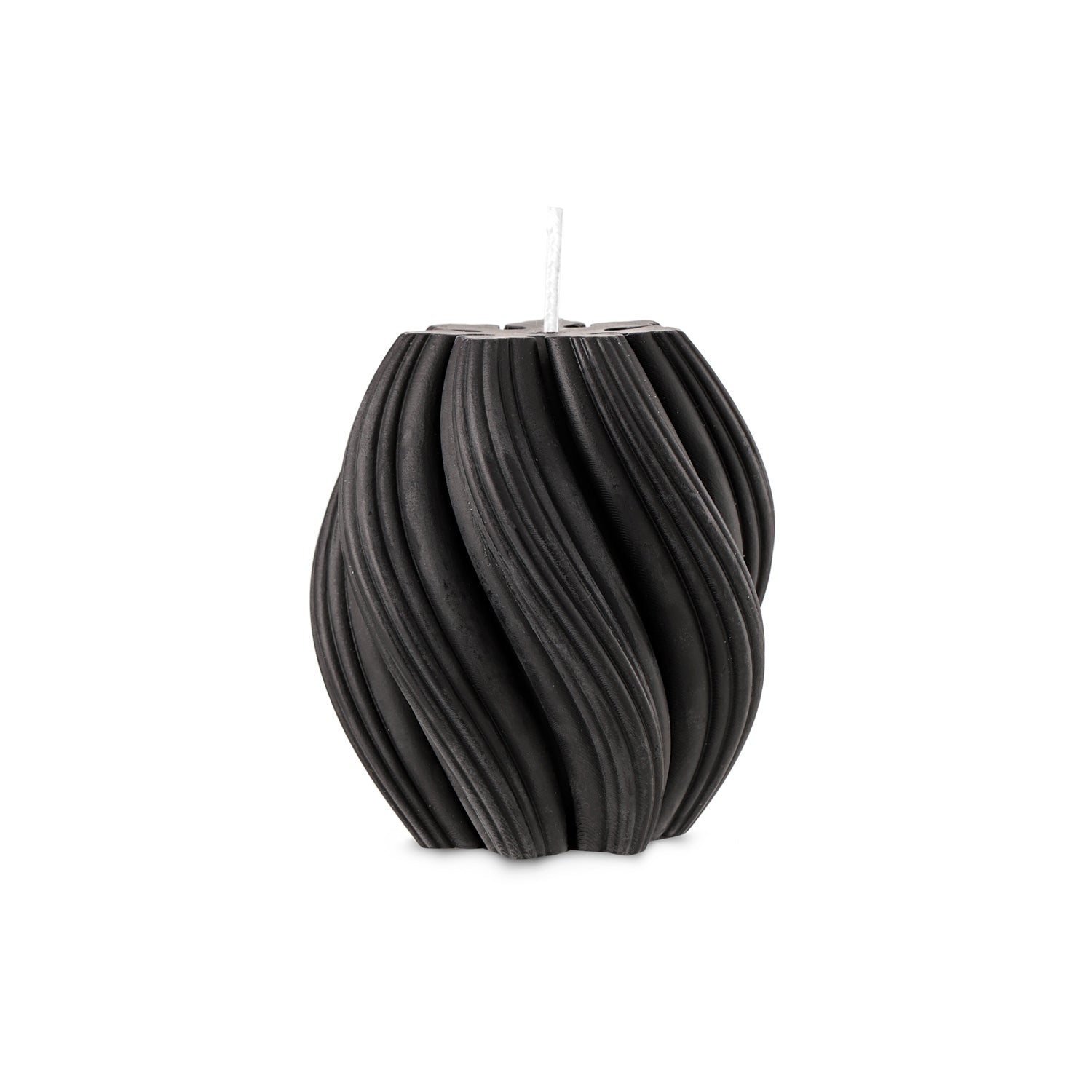 Swirl Candle-Black-Cranberry-0